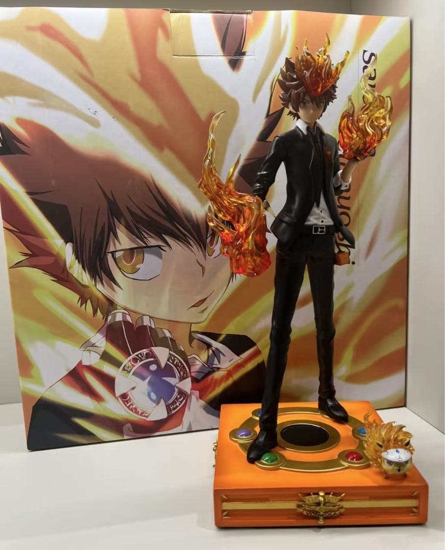 家庭教師ヒットマンREBORN! 沢田綱吉 ガレージキット ガレキ スタチュー③