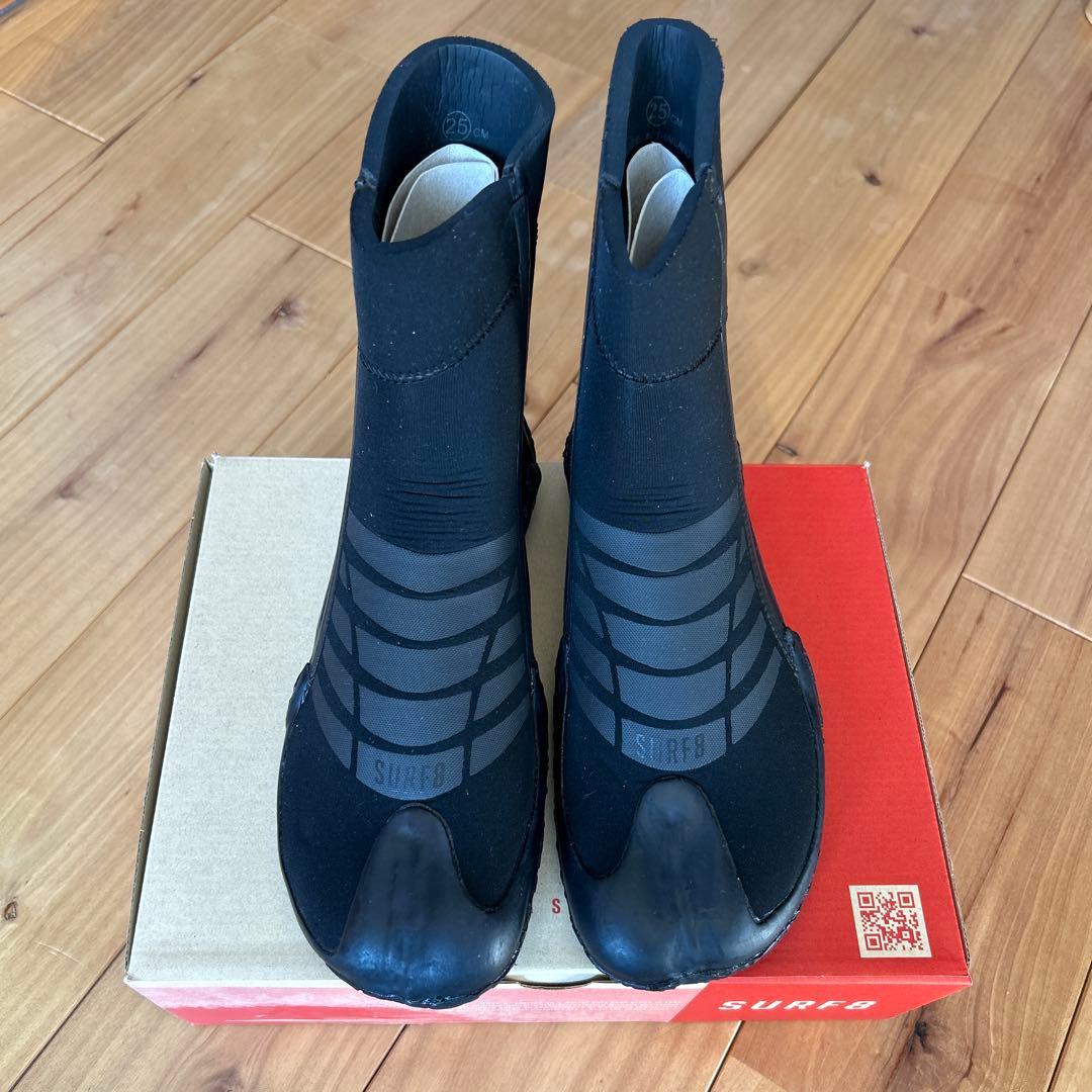 surf8 5㎜スプリットソール　中割れ25.0cm SURF8 サーフエイト スプリットソールブーツ 中割れ 5mm グラフェン